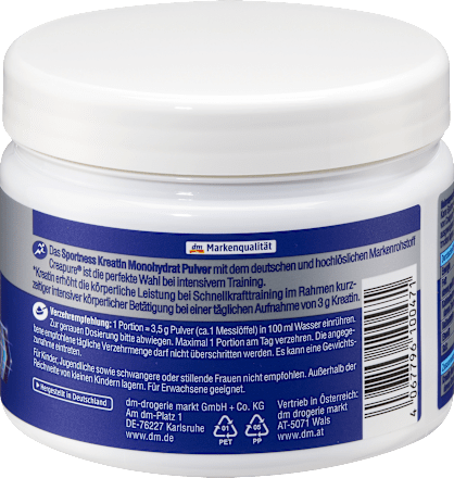 Creatine monohydraat poeder, 250 g