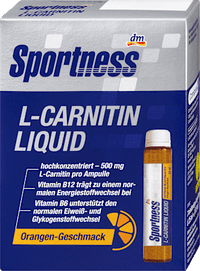 L-Carnitin Liquid Ampullen, Orangen Geschmack, 7 Stück à 25 ml, 175 ml
