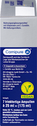 L-Carnitin Liquid Ampullen, Orangen Geschmack, 7 Stück à 25 ml, 175 ml