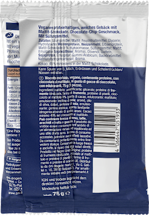 Protein Cookie, Half Baked, Chocolate Chip Geschmack, vegan, 75 g