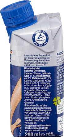 Protein Drink Eiskaffee Geschmack, trinkfertig, 200 ml