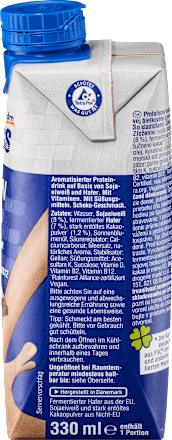Protein Drink, Schoko Geschmack, trinkfertig, 330 ml