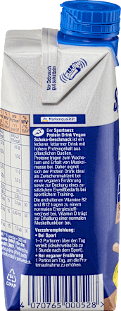 Protein Drink, Schoko Geschmack, trinkfertig, 330 ml