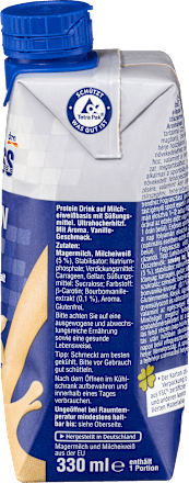 Protein Drink, Vanille Geschmack, trinkfertig, 330 ml