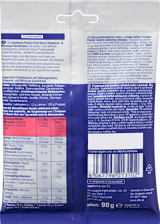 Protein Fruit Gums, 90 g Sportness