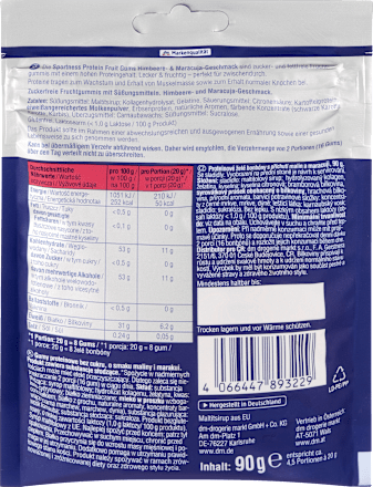 Protein Fruit Gums, 90 g