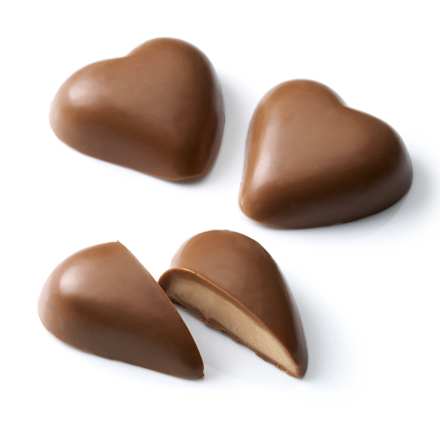 Protein Herzen, Salted Caramel Füllung, 30 g