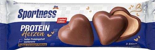 Protein Herzen, Salted Caramel Füllung, 30 g