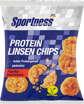 Protein Linsen Chips, Paprika Geschmack, vegan, 40 g