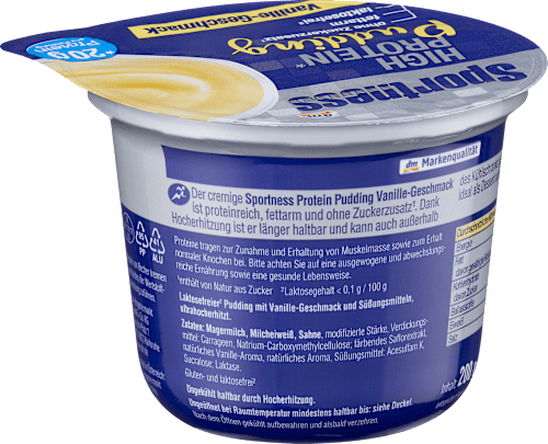 Proteïnepudding, vanillesmaak, 200 g