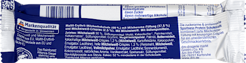 Protein Schokolade mit Milchcreme-Crisp-Füllung, 40 g