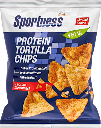 Protein Tortilla Chips, Paprika Geschmack, 50 g