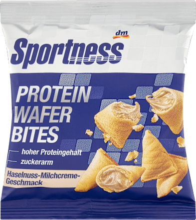 Protein Wafer Bites, Haselnuss-Milchcreme-Geschmack, 30 g