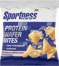 Protein Wafer Bites, Haselnuss-Milchcreme-Geschmack, 30 g