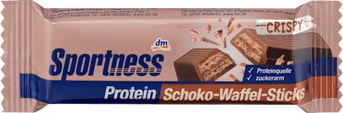 Proteïnewafel, chocolade sticks, 21,5 g