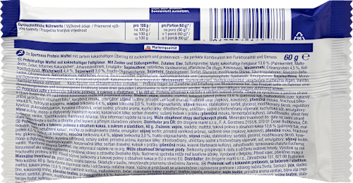 Protein Waffel, 60 g Sportness