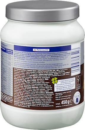 Proteinpulver, Coffee Caramel-Latte-Geschmack, 450 g