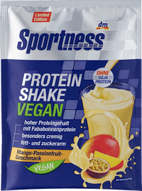 Proteinpulver, Protein Shake Vegan, Mango Passionfruit Geschmack, 28 g