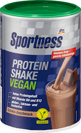 Proteinpulver, Protein Shake Vegan Schoko Geschmack, 300 g Sportness