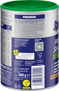 Proteinpulver, Protein Shake Vegan Schoko Geschmack, 300 g