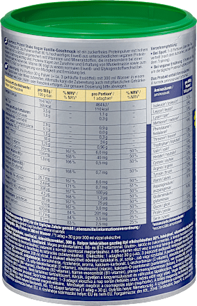 Eiwitpoeder, veganistische eiwitshake, vanillesmaak, 300 g