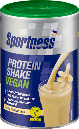 Proteinpulver, Protein Shake Vegan, Vanille Geschmack, 300 g