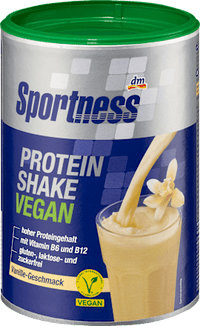 Proteinpulver, Protein Shake Vegan, Vanille Geschmack, 300 g