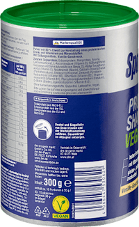 Proteinpulver, Protein Shake Vegan, Vanille Geschmack, 300 g