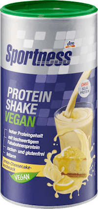 Proteinpulver, Proteinshake vegan, Lemon Cheesecake Geschmack, 280 g