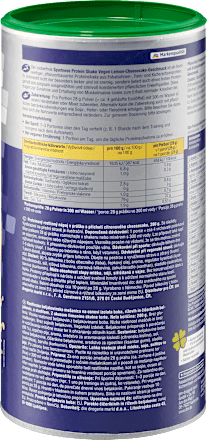 Proteinpulver, Proteinshake vegan, Lemon Cheesecake Geschmack, 280 g