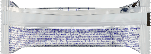 Proteinriegel 30%, Popcorn-Salted-Caramel-Geschmack, 40 g