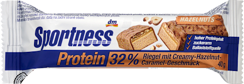 Proteinriegel 32%, Hazelnut-Caramel, 40 g