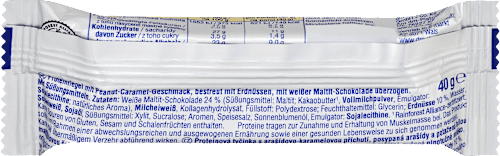 Proteinriegel 33%, Peanut Caramel Geschmack, White Edition, 40 g