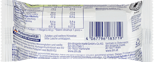 Proteinriegel 34%, Pistachio Caramel Geschmack, 40 g