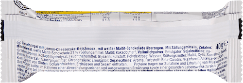 Proteinriegel 36%,  Lemon-Cheesecake-Geschmack, 40 g