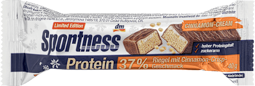 Proteinriegel 37%, Cinnamon Crisp Geschmack, 40 g