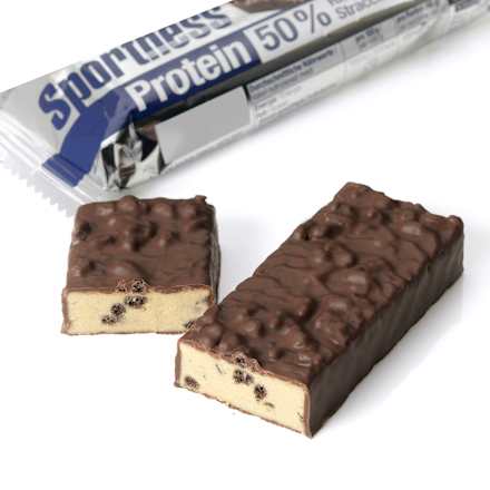 Proteinriegel 50%, Crispy Stracciatella Geschmack, 45 g