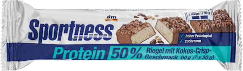 Proteinriegel 50%, Kokos Crisp Geschmack, 60 g