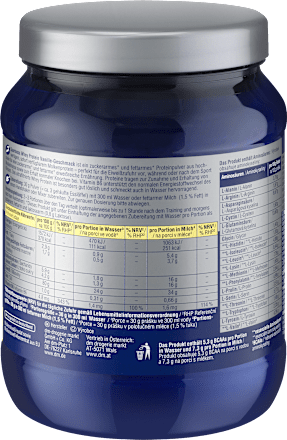 Whey Proteinpulver Vanille Geschmack, 450 g