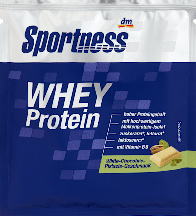 Whey Proteinpulver, White Chocolate Pistazie Geschmack, 30 g
