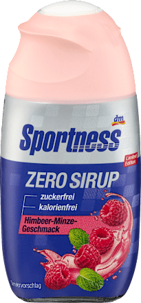 Zero Sirup Himbeere-Minze Geschmack, 65 ml Sportness