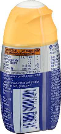 Zero Sirup Orange-Icetea Geschmack mit Koffein, 65 ml Sportness
