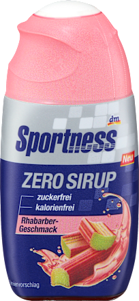 Zero Sirup, Rhabarber-Geschmack, 65 ml