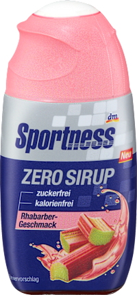 Zero Sirup, Rhabarber-Geschmack, 65 ml