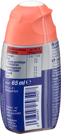 Zero Sirup Roter Apfel Geschmack, 69 g