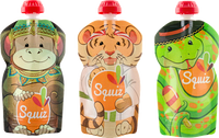 Herbruikbare knijpzakjes, 3-pack, 3 stuks
