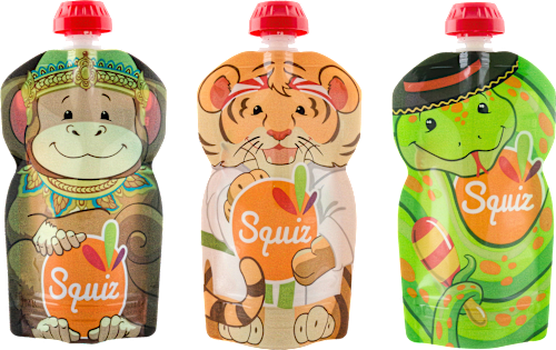 Quetschie wiederverwendbar, 3er-Pack, 3 St