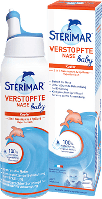 Neusspray & spoeling 2-in-1, verstopte neus baby, 50 ml