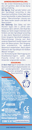 Nasenspray & Spülung 2in1, verstopfte Nase Baby, 50 ml