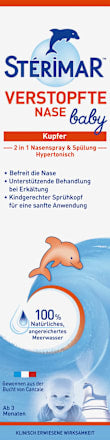 Nasenspray & Spülung 2in1, verstopfte Nase Baby, 50 ml